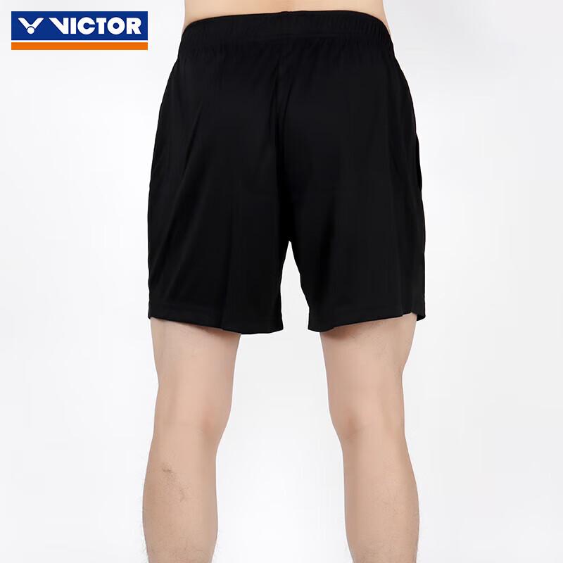 VICTOR R-59217/C Schwarze atmungsaktive Badmintonshorts