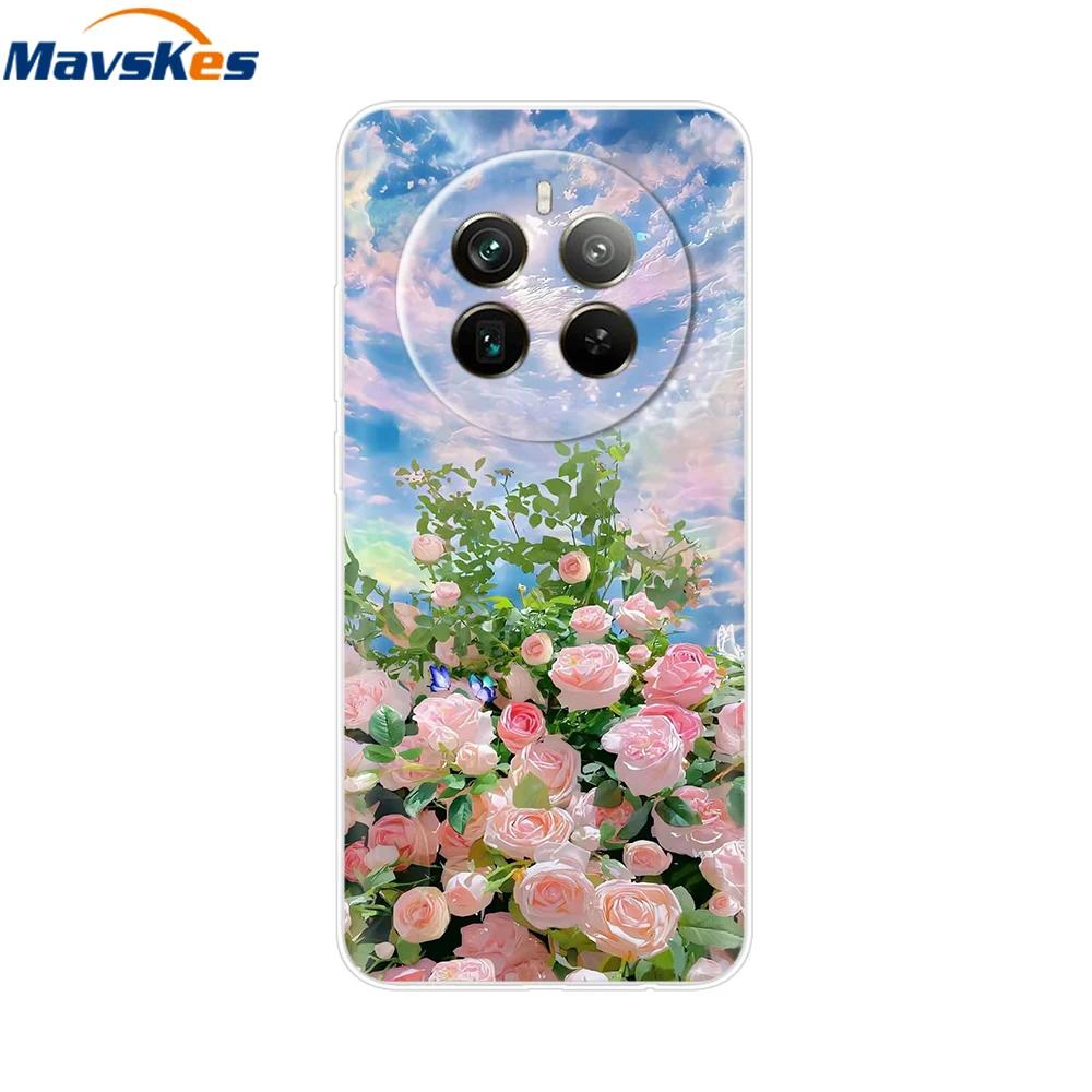 For Realme 12 Pro+ Case Love Heart Soft Silicone Cover for Oppo Realme 12 Plus 5G Fundas for Realme 12 Pro Plus Realme12 Bumper