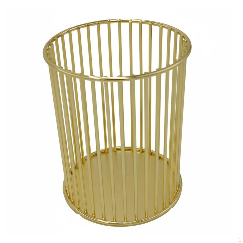 Nordic Aesthetic Stationery Holder Wrought Iron Crafted Metal Wire Pencil Cup MultiFunctional