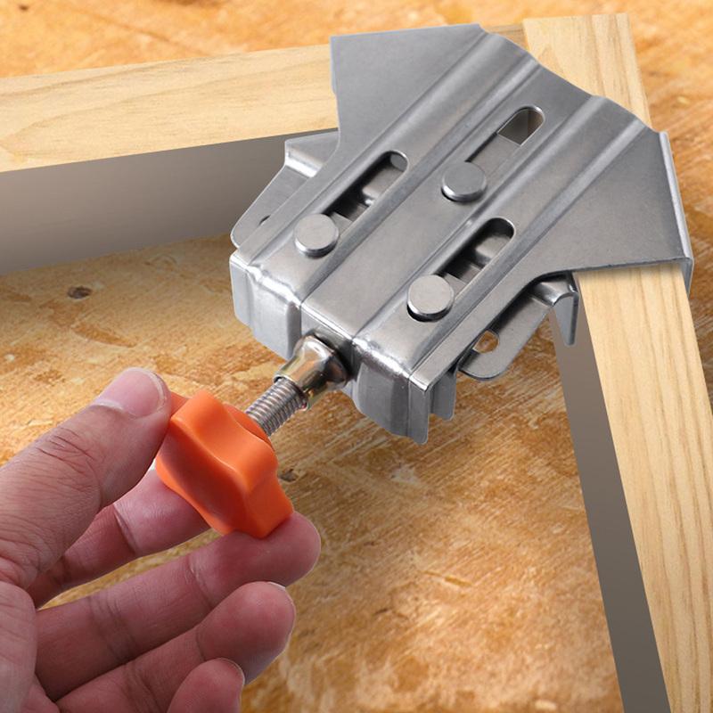4 Angle Clamp Stainless Steel Closed 90 Degree Woodworking Right Angle Clamp