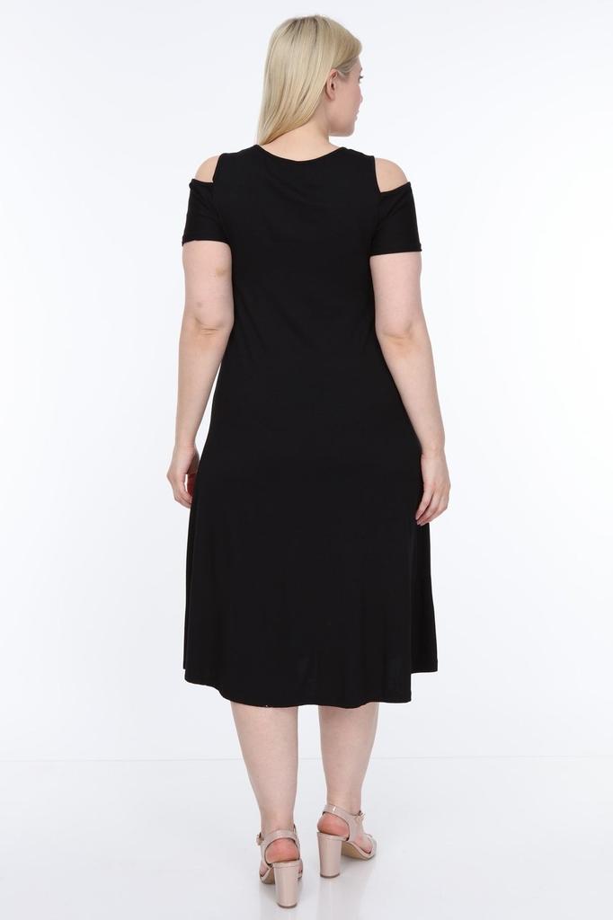 Women's Big Size Dress Off Shoulder Dress