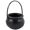 Halloween Candy Bins, Plastic Mini Buckets with Broad Openings and Carry Handle for Party Tables and Candy Chocolate Displays
