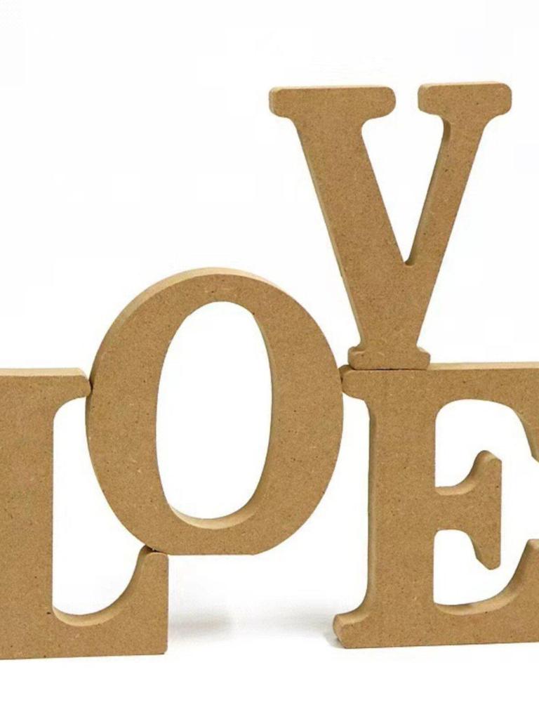 Freestanding DIY Wooden Letters & Numbers: Home, Wedding, and Photography Decor