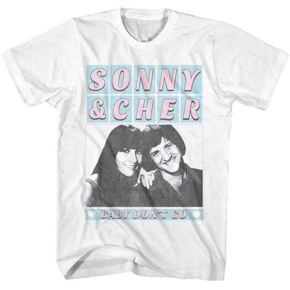Sonny And Cher Baby Dont Go Name Blocks Tshirt S