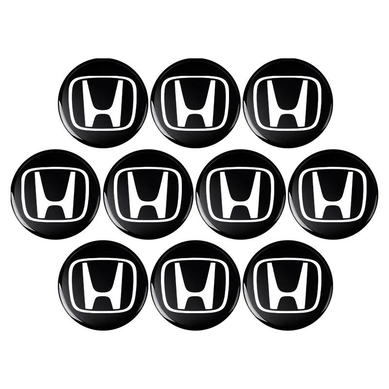 For Honda Car Goods 14MM Remote Car Key Stickers Emblem Accessories For Honda Civic Accord Crider City CRV HRV Inspire Fit Odyss