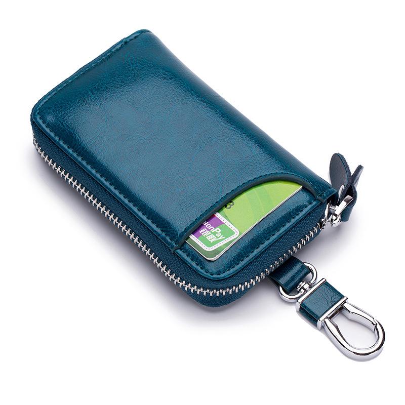 Men's Key Bag Zipper + Key Bag, Fashionable Multi-functional Car Key Bag, Key Bag Wholesale