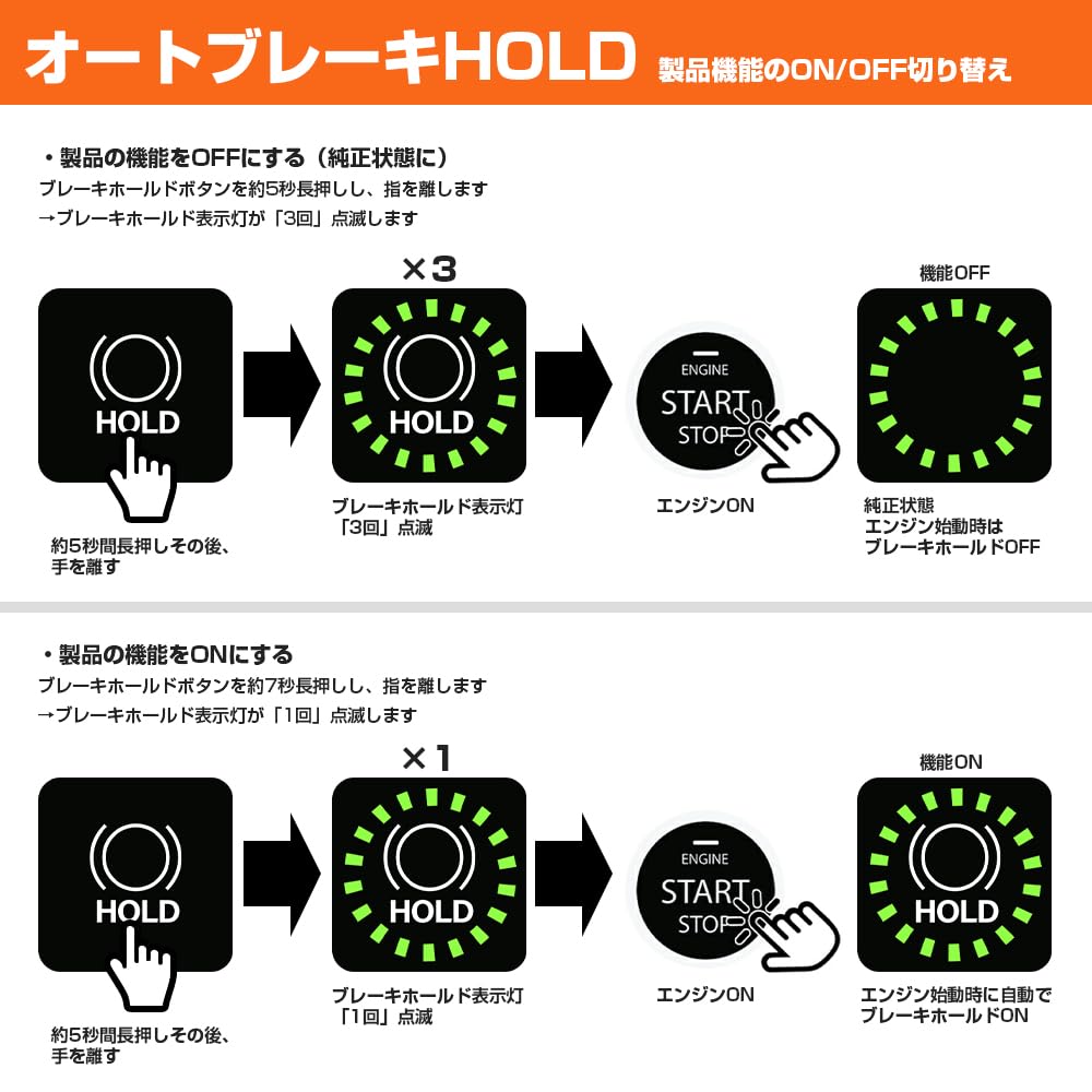 Toyota Alphard 40 Series Vellfire 40 Series Dedicated Auto Brake Hold Kit Interior Auto Brake Parts Custom