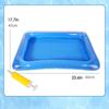 Collapsible Pool Footbath Multifunctional Inflatable Blue Portable Foot Wash Basin for Home Spa Swimming Pool Yard Beach Camping