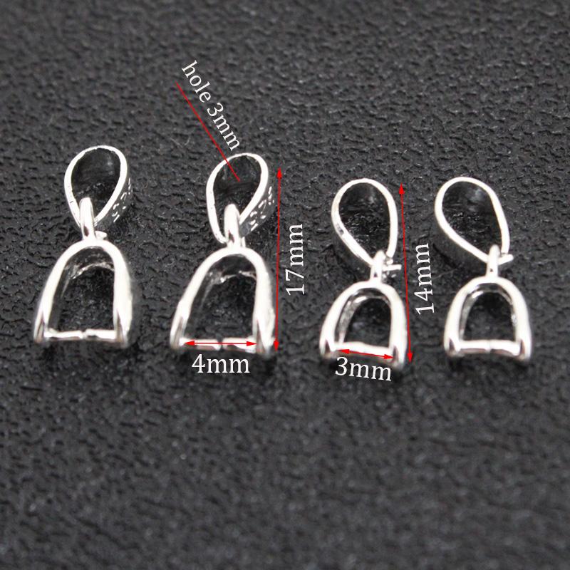 20 Stück/Los 925 Sterlingsilber Anhängerclips Klemmenverschluss Schnappverschluss Schnalle Charm Halskettenhaken Verbinder Für DIY Schmuckherstellung 4x17mm