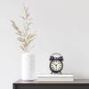 NEXTIME Table Amsterdam Small Alarm Clock, Stylish, Quiet Bell, European Design, Compact, Cool, Perfect for the Bedroom