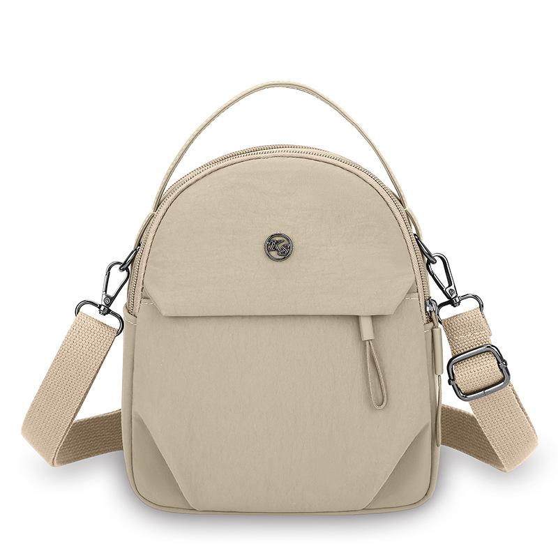 Women's Handbag Solid Color Shoulder Bag Waterproof Nylon Bag