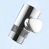 Ergonomic Shower Head Rotations Flows Control Valves Integrated Water Filter Universal Metal Finish Shower Adapters