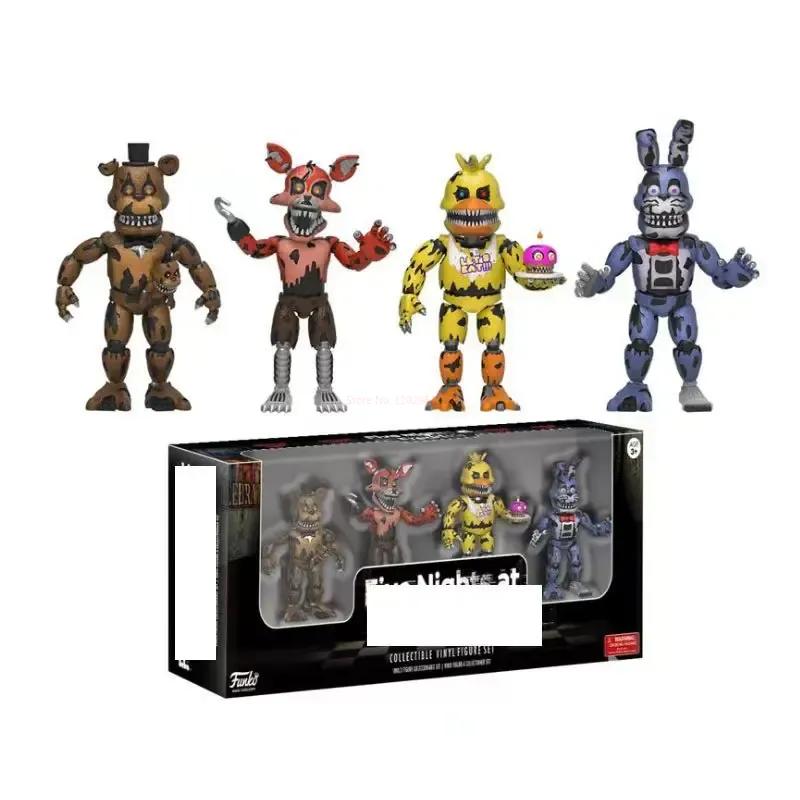 Fnaf Bear Midnight Harem Five Nights Joint Movable Detachable Game Action Figure At Five Nights Security Breach Model Kids Toy