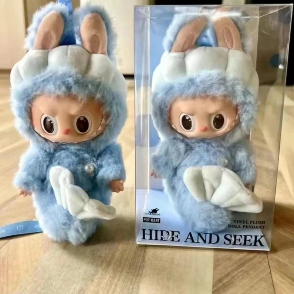 Original Singapore Limited New Merlion Labubu Vinyl Doll Plush Pendant Hand Gift Box Vinyl Face Blind Box Plush Doll Girl Gifts