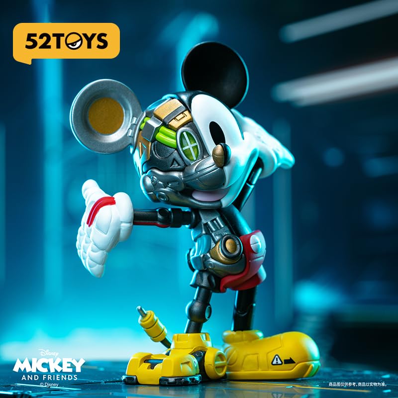 52TOYS BLINDBOX Mickey and Friends Cyborg Series 6-Piece Box