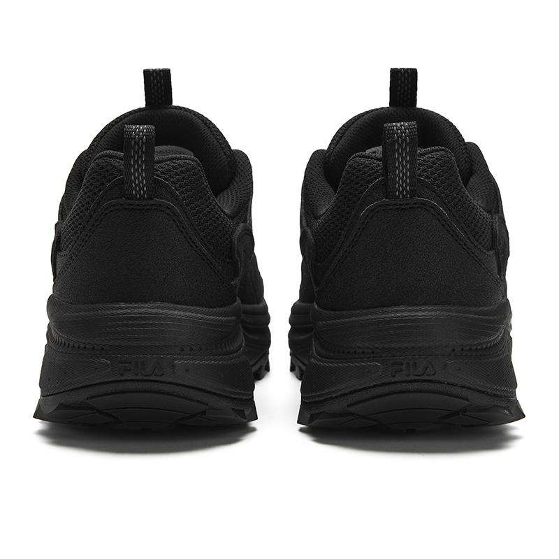 New FILA TREK Abrasion Resistant, Breathable, Lightweight Low top Casual Shoes Men's Black F12M542123FBK