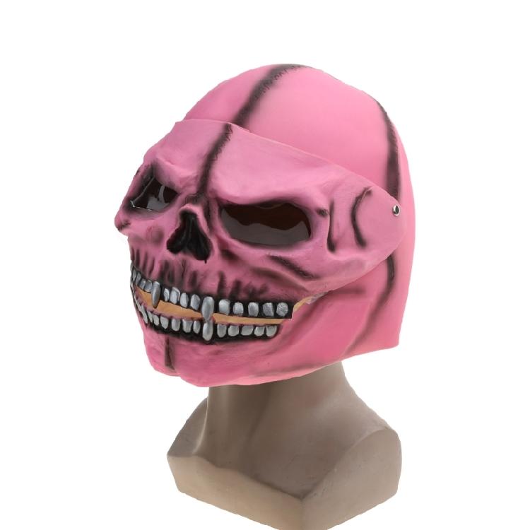 Washable Skull Skeleton Visor Adjustable Motorcycle Helmet Skull Mask Prank Prop
