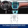 Für Subaru Outback 2020 2021 2022 Auto Innenraum Mittelkonsole Transparent Kratzfest Reparaturaufkleber TPU Schutzfolie