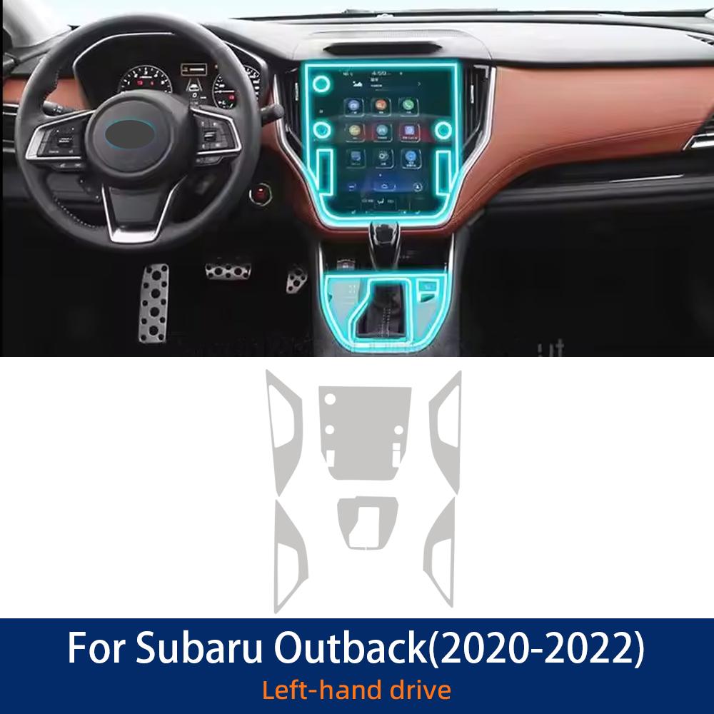 Für Subaru Outback 2020 2021 2022 Auto Innenraum Mittelkonsole Transparent Kratzfest Reparaturaufkleber TPU Schutzfolie
