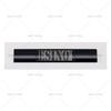 3D Letter L Decorative ABS Badge Adhesive Emblem Car Fender Emblem for Land Rover Range Rover Vogue SA2