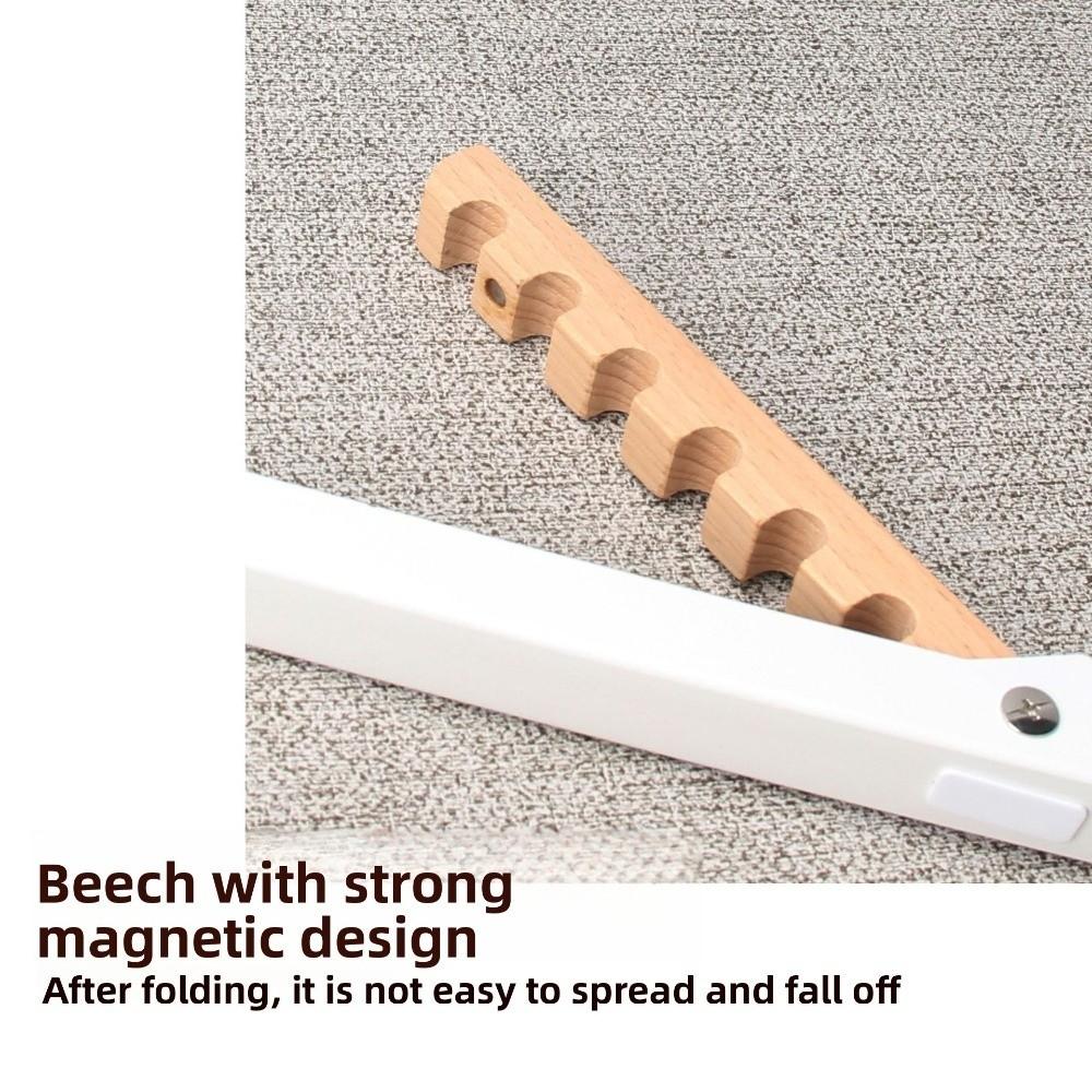New Collapsible Over The Door Hanger Wooden 6 Slots Hanging Coat Rack Space Saving Multi-Purpose Clothes Drying Rack for Travel
