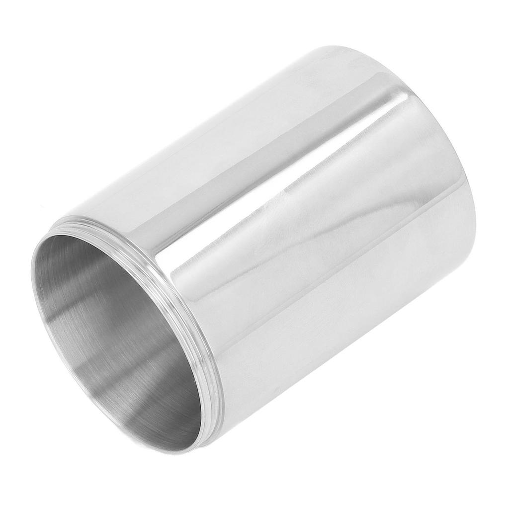 Tea Tin Thickened Round Slick Edge Rugged 304 Stainless Steel Tea Can for Sealing Storage