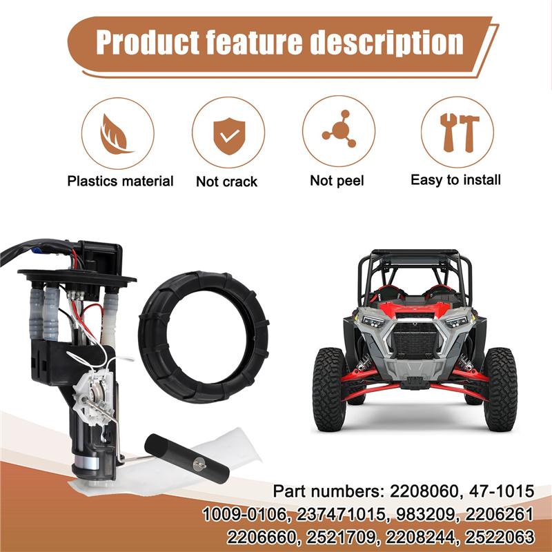 Wytrzymały-Zespół pompy paliwa motocyklowej Do Polaris XP 4 Turbo 2016- 2208060 2206278 47-1015