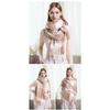 Warm Wool Scarf for Women Winter Plaid Design Soft Wear Open Scarves Female High Quality