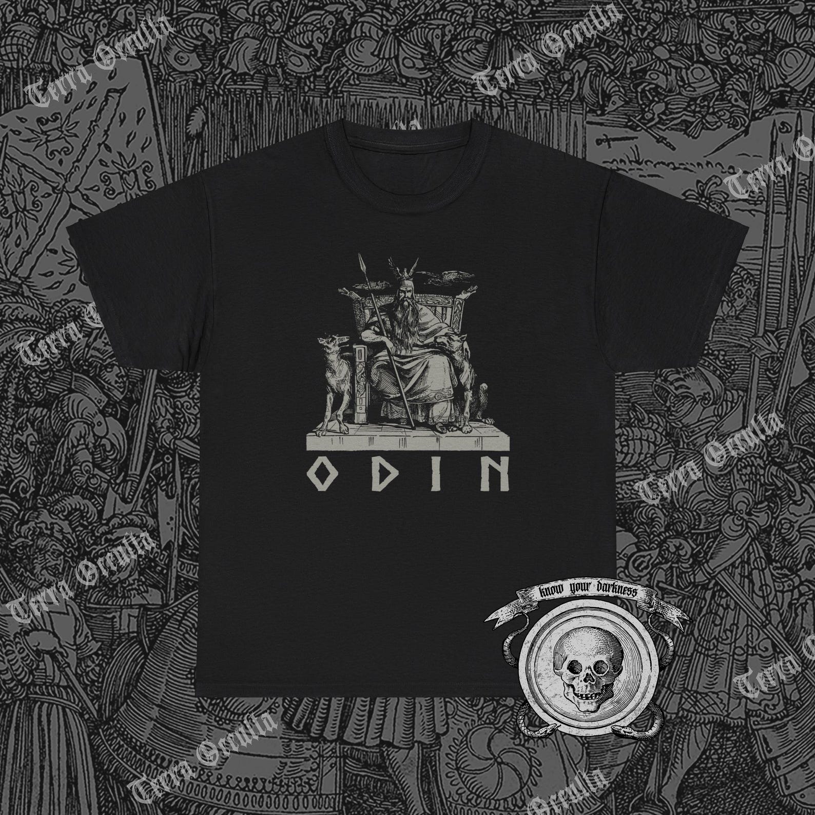 Odin Shirt, Norse Mythology, Valhalla, Norse Pagan, Viking God, Wuotan 4XL
