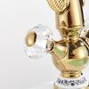 Brass Gold Black Swan Basin Faucet Deck Mounted Bathroom Faucet Hot and Cold Water Mixer Tap Bath Water Faucet Basin Faucet Taps