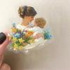 50 Transparent Mother's Day Floral Sticker Packs, Waterproof Transparent PET Journal Material for Guitar Notebook Decoration