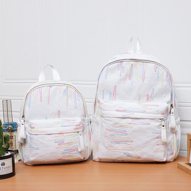 Schoolbag Female New Cartoon Graffiti Middle and High School Students Backpack Large Capacity Backpack Small Fresh Cute Students