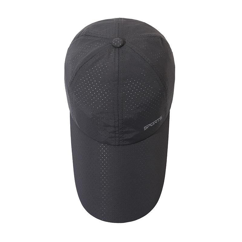 Fashion Thin Quick-Drying Sun Cap Unisex Running Cap Breathable Cap Peaked Cap Extended Brim Baseball Cap