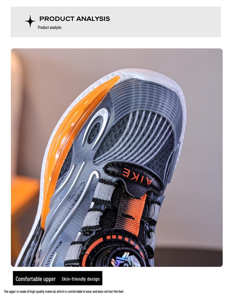 Boys' Cool Street Style Running & Basketball Shoes for Spring 2026 - Trendy Sports Footwear for Kids
