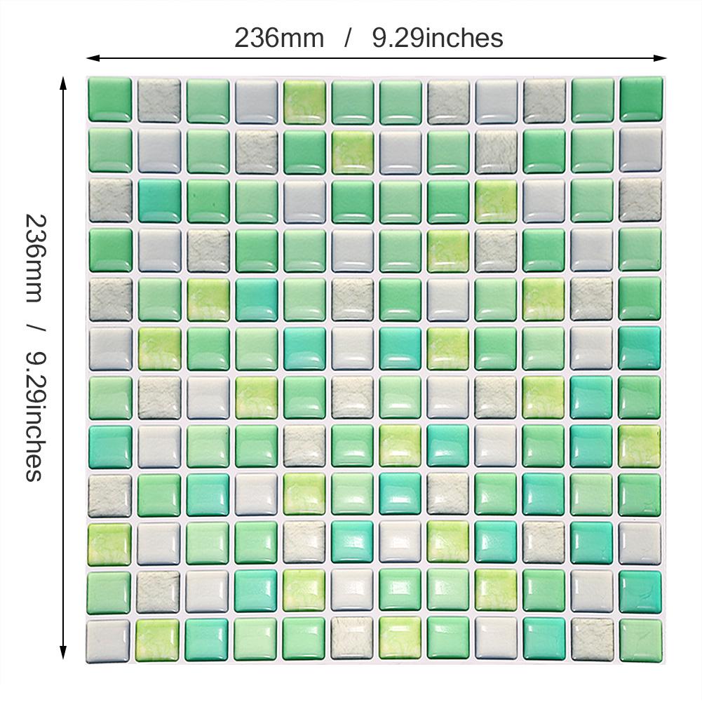 Samoprzylepna Naklejka Ścienna 3D z Płytek DIY Kuchnia Łazienka Dekoracja Domu Tapeta #yjc0020