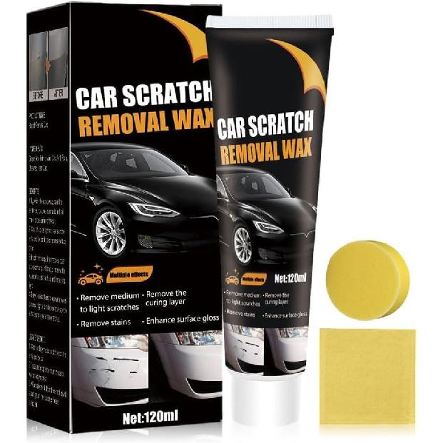 Leiteea Car Scratch Remover Kit, Wax-Based, Universal Compatibility, Professional Deep Scratch Repair for Vehicles