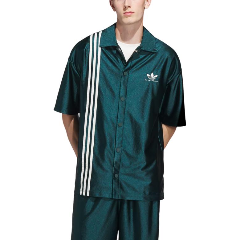 Adidas Originals SS25 Loose Versatile Comfortable Sports Short Sleeve Shirt Unisex shirts JM9950