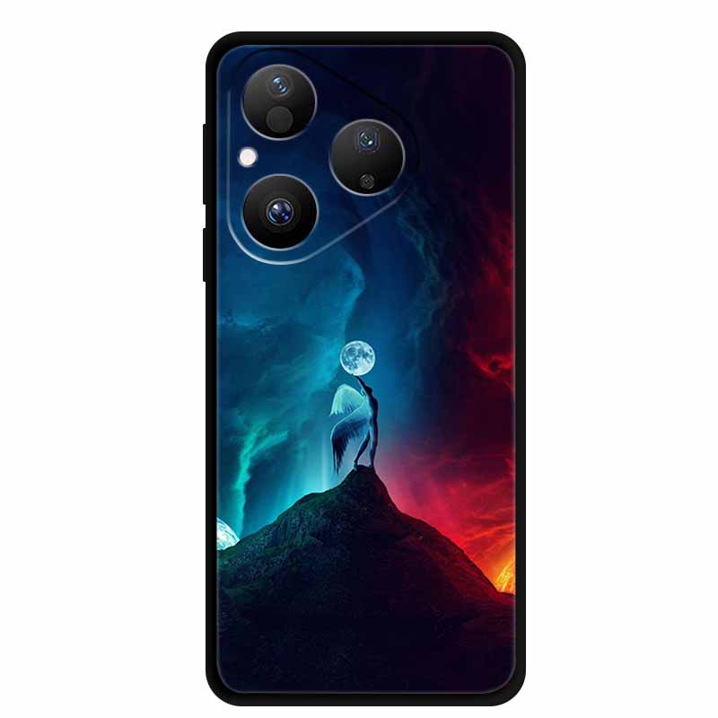 For Huawei Pura 80 5G Case Pura80 Coque Black Silicone Soft Back Cover Case For Huawei Pura 80 2025 Phone Case HED-LX9 Funda Bag