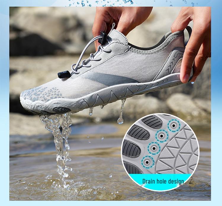 New Men's and Women's Quick-Dry Anti-Slip Five-Finger Beach, Diving, and Rafting Shoes