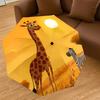 1PC Giraffe ZebraUmbrella-8-Rib Reinforced, Automatic Open, Lightweight & Durable, Cute Fashion Accessory for Outdoor-P193