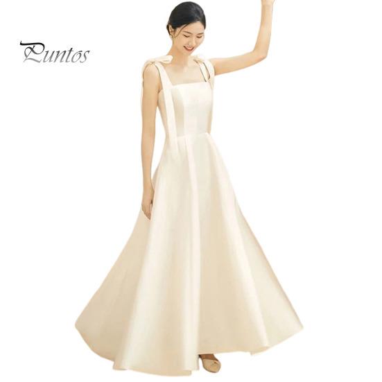 

Женское свадебное платье атласное на шнуровке с лямкой на плечо с бантом и квадратным вырезом трапециевидной формы с большими качелями сплошной цвет без рукавов вечернее платье для фотосъемки S белый