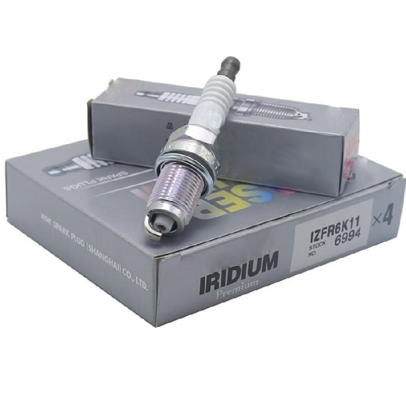 

4Пак NGK IZFR6K11 6994 IZFR6K-11 Иридиевая свеча зажигания для Honda Accord CR-V Acura