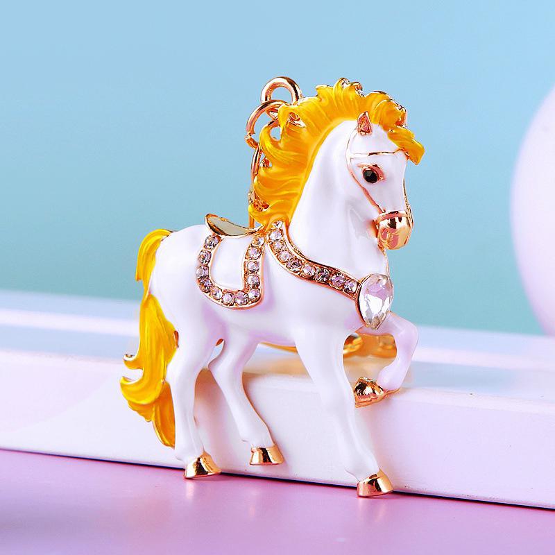  Pony Car Keychain Bag Pendant Metal Keychain Year Of The Horse