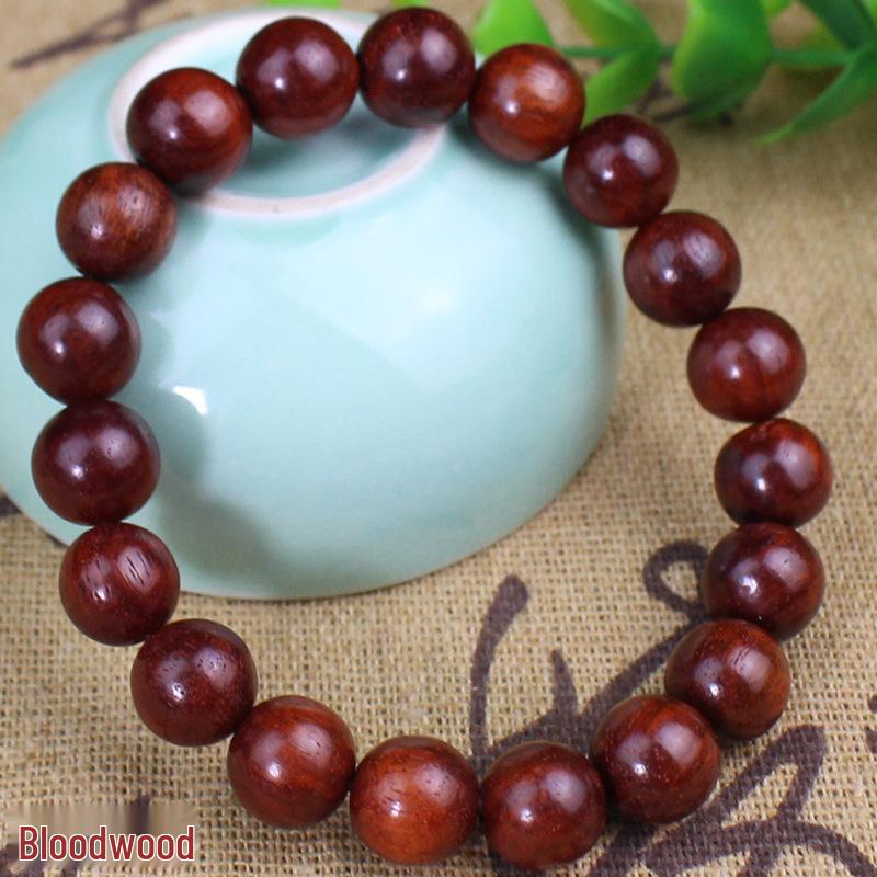 Sandalwood 10MM Single Loop Bracelets - Unisex Buddhist Beads Rosary Jewelry