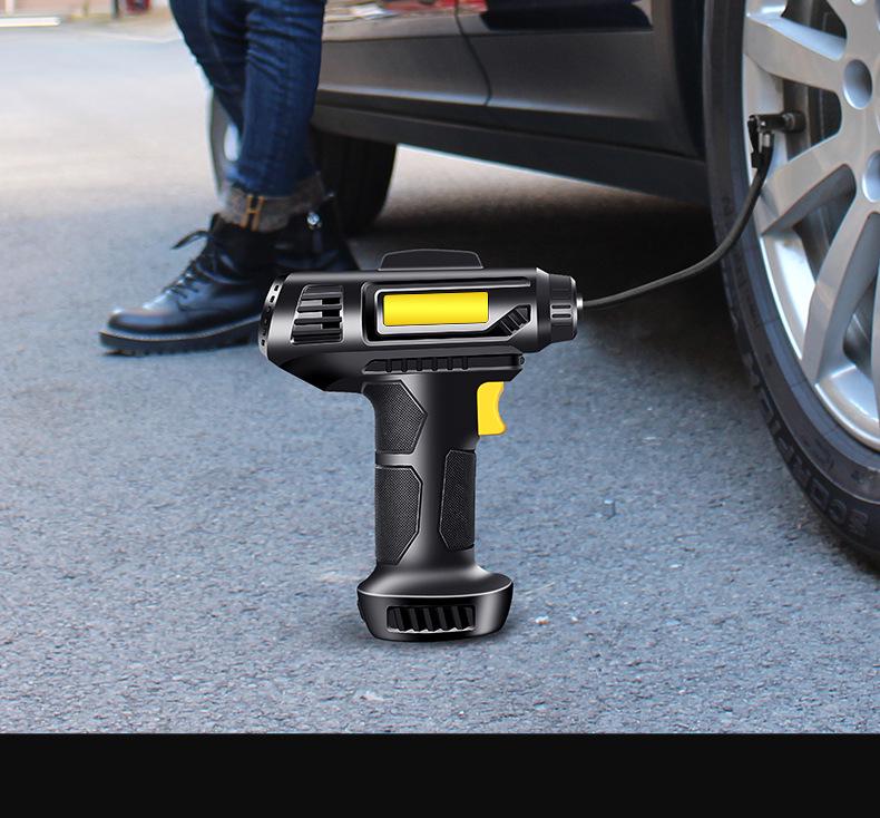 Portable USB Digital Display Car Air Pump for Tires