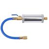 For R134A Compressor Oil Injection Tool with Sealed 2 Oz Aluminum Tank and 14 Inch SAE Connector for AC System Service