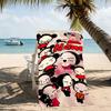 Customizable personalized beach towels Pucca themed designs.Suitable for the beach, yoga, sports;ideal as beach accessories