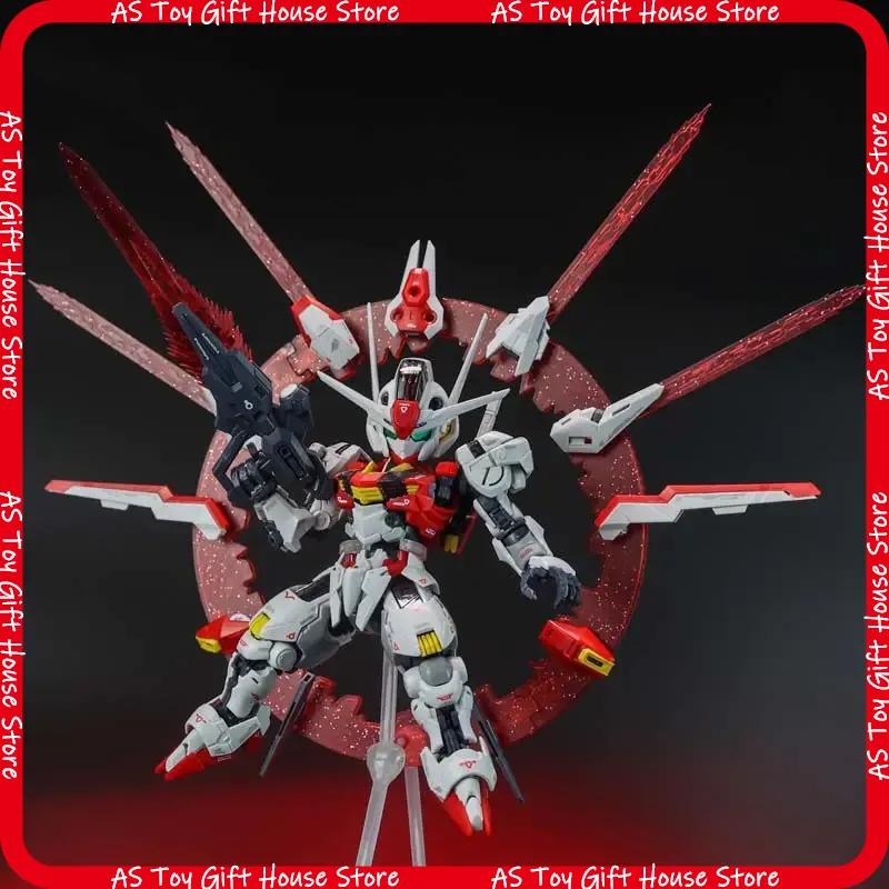 New Q Version Mgsd Supa Chinese Red Aerial With Halo Effect Action Figure Mecha Assembly Model Kit Toys Collectible Ornament