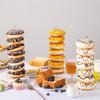 5Pcs Clear Donut Stands Wedding Table Decoration Dessert Display Stand Doughnut Holder  Table