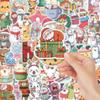 60PCS Cute Cartoon Christmas Waterproof Stickers for Notebooks, Phone Cases, and Water Cups - Creative Decoration